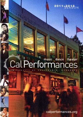 Brochure for Cal Performances - 2011-2012