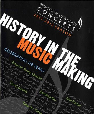 Program for Princeton University Concerts - May 3, 2012