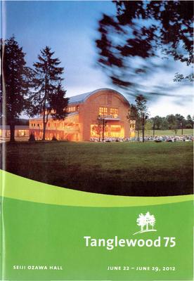 Program for Tanglewood Music Center - June 28-29, 2012 