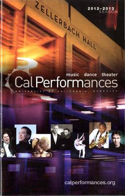 Program for "The Hard Nut," Cal Performances - December 14-23, 2012