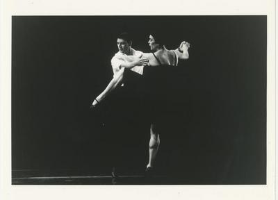 Shawn Gannon and Ruth Davidson in the premiere performance run of "The Argument," 1999