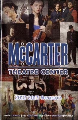 Program for McCarter Theatre Center for the Performing Arts - March 5, 2013