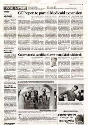 "Dancing Helps Regain Coordination," Rapid City Journal - January 21, 2014