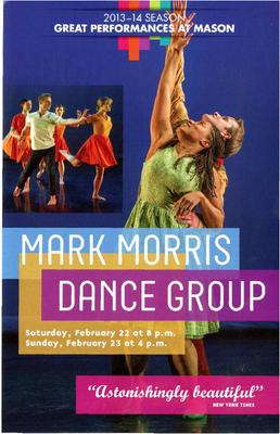 Flyer for George Mason University Center for the Arts - February 22-23, 2014
