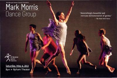 Postcard for Pittsburgh Dance Council - May 4, 2013