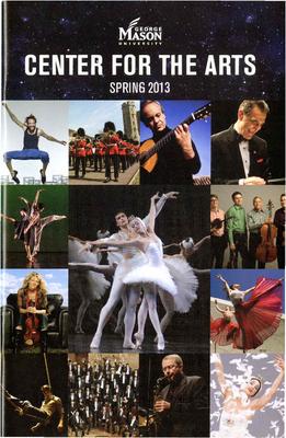 Program for George Mason University Center for the Arts - February 8-9, 2013