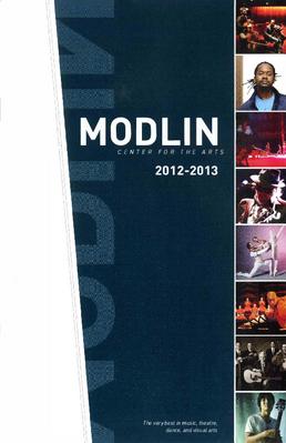 Program for Modlin Center for the Arts - January 17-18, 2013