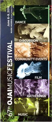 Brochure for Ojai Music Festival - June 6-9, 2013