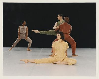 Charlton Boyd, David Leventhal, Joe Bowie, and Ruth Davidson in "Bedtime," 2000