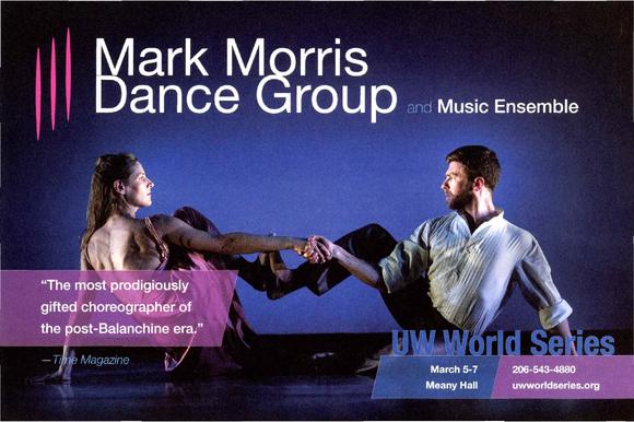 Flyer for UW World Dance Series - March 5-7, 2015