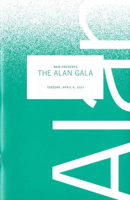 Program for The Alan Gala, Brooklyn Academy of Music - April 4, 2017
