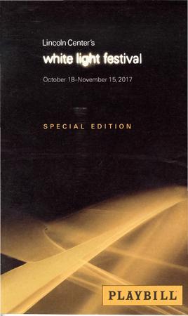 Program for "Layla and Majnun," Lincoln Center White Light Festival - October 26-29, 2017