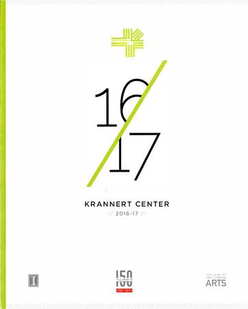 Brochure for Krannert Center for the Performing Arts - 2016-2017