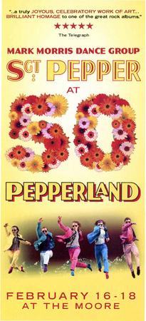 Flyer for "Pepperland," Seattle Theatre Group - February 16-18, 2018