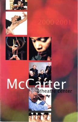 Program for McCarter Theatre Center (Princeton, NJ) - April 17, 2001