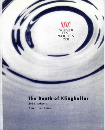 Program for "The Death of Klinghoffer," Wiener Festwochen (Vienna, Austria) - May 9-15, 1991