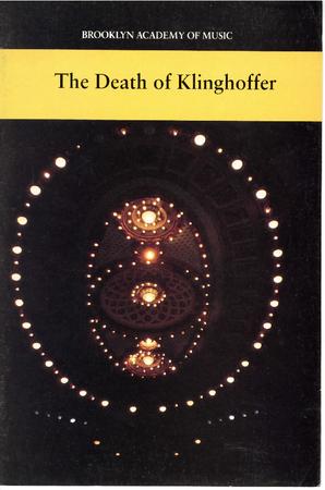 Program for "The Death of Klinghoffer," Brooklyn Academy of Music (Brooklyn, NY) - September 5-13, 1991
