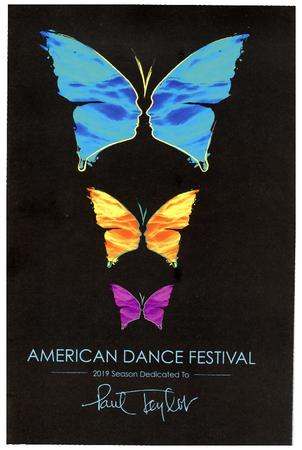 Program for "Pepperland," American Dance Festival - June 19-20, 2019