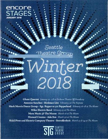 Program for "Pepperland," Seattle Theatre Group - February 16-18, 2018