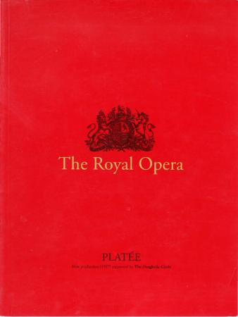 Program for "Platée," The Royal Opera (London, England) - September 22-October 10, 1997