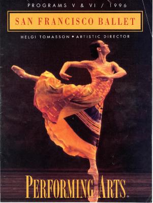Program for San Francisco Ballet (San Francisco, CA) - May 22, 1996
