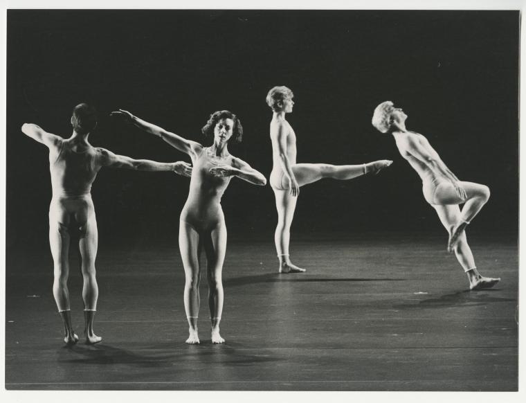 Joachim Schlömer, Penny Hutchinson, Clarice Marshall, and Donald Mouton in "Frisson," 1988