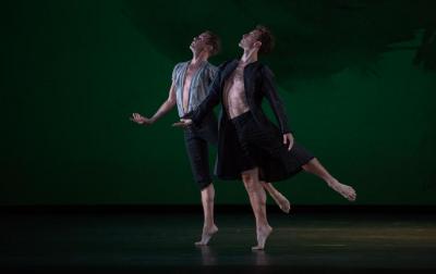 Noah Vinson and Aaron Loux in "Mozart Dances," 2016
