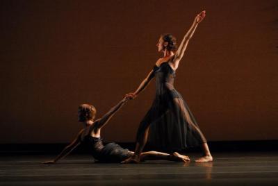 Elisa Clark and Amber Merkens in "Eleven" from "Mozart Dances," 2006