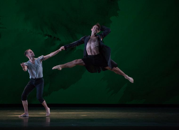 Noah Vinson and Aaron Loux in "Mozart Dances," 2016