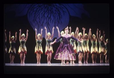 Peter Wing Healey (as Mrs. Stahlbaum) and Monnaie Dance Group/Mark Morris in the Waltz of the Flowers from "The Hard Nut," 1991