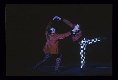 Rob Besserer and Jean-Guillaume Weis in the premiere performance run of "The Hard Nut," 1991