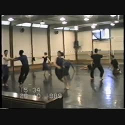 Rehearsal video of "New Love Song Waltzes," "Love Song Waltzes," and "Wonderland" at Rue Bara Studios - October 26, 1989