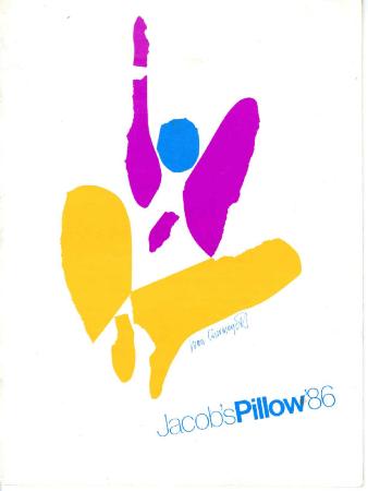 Season brochure for Jacob's Pillow Dance Festival - June-August 1986