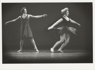 Ruth Davidson and Megan Williams in "New Love Song Waltzes," 1989