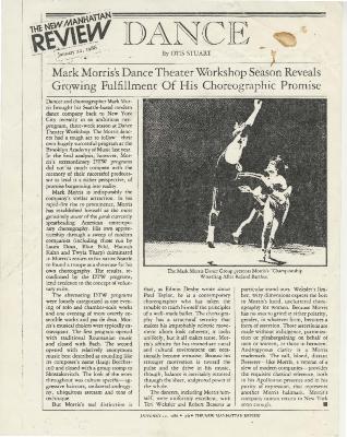 The New Manhattan Review - January 1986
