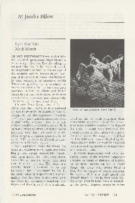 Ballet Review - c. June 1987