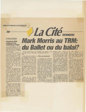La Cité - September 1987