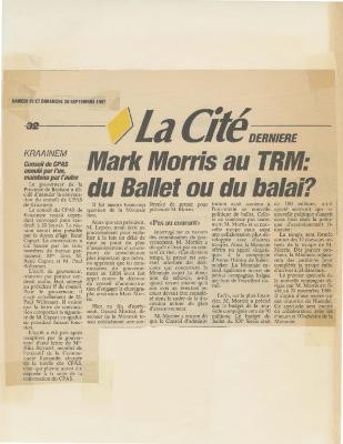 La Cité - September 1987