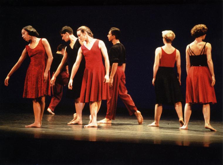 Monnaie Dance Group/Mark Morris in the premiere performance run of "Love Song Waltzes," 1989