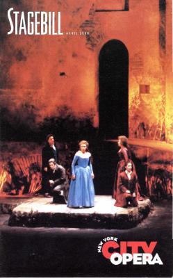 Program for "Platée" at New York City Opera - April 11-22, 2000