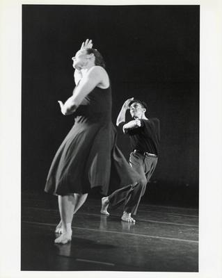 Holly Williams and Keith Sabado in "Love Song Waltzes," 1990