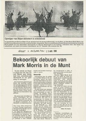 Gazet van Antwerpen - November 1988