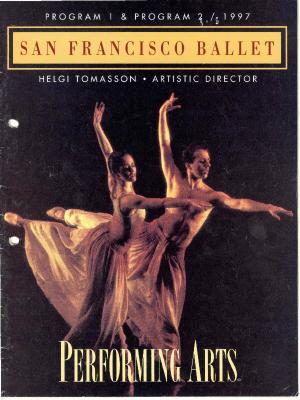 Program for San Francisco Ballet - February 19, 1997
