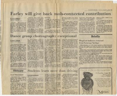 The Saratogian - August 1988