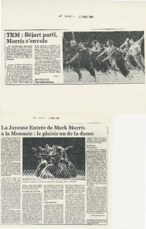 Le Soir - November 1988