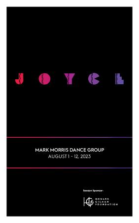 Program for The Joyce Theater - August 1-12, 2023