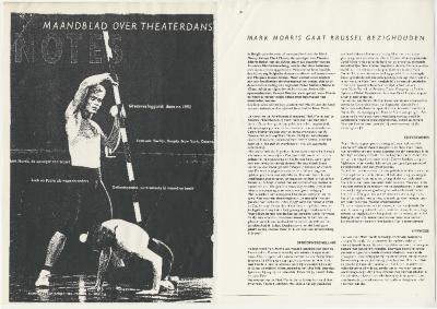 Maandblad Over Theaterdans - September 1988