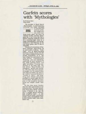 The Boston Globe - April 1986