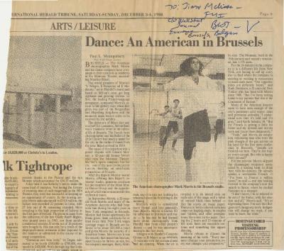 International Herald Tribune - December 1988