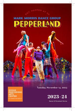 Program for "Pepperland," Gogue Performing Arts Center - November 14, 2023